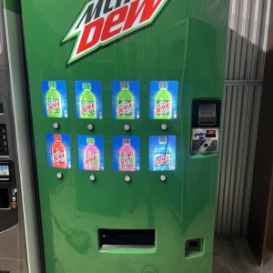 Dixie Narco 501E (Mountain Dew Display Front) DMV Delivery Only