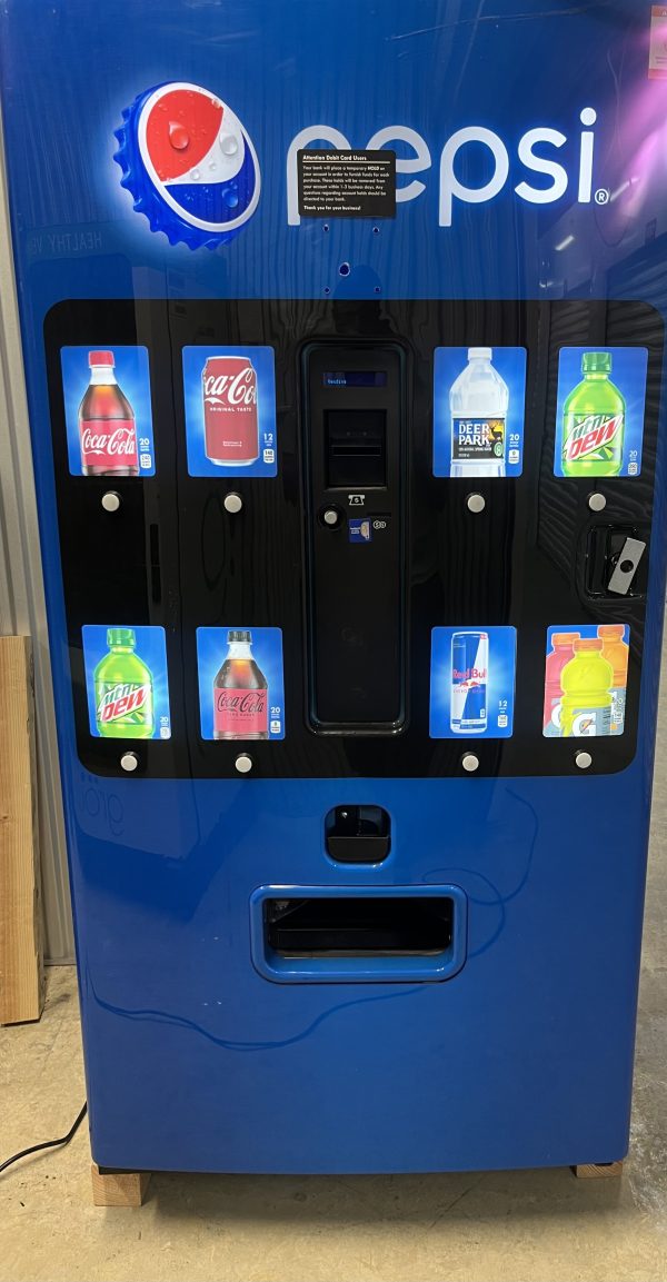Dixie Narco 501E (Pepsi Display Front) DMV Delivery Only