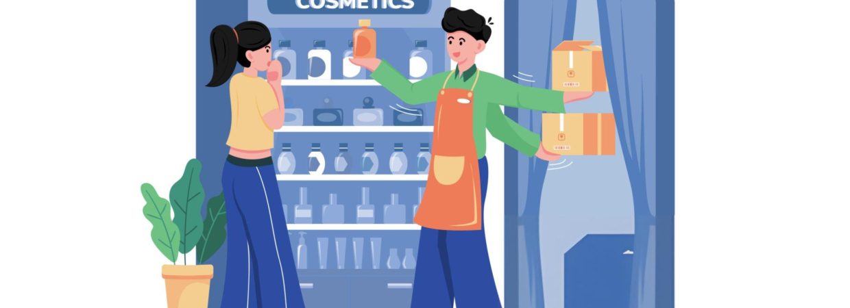 cosmetic vending machine